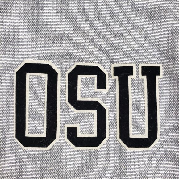 Stepforward Womens XL OSU Oregon State Full Zip Sweatshirt Gray Minimalist Basic - Picture 4 of 8